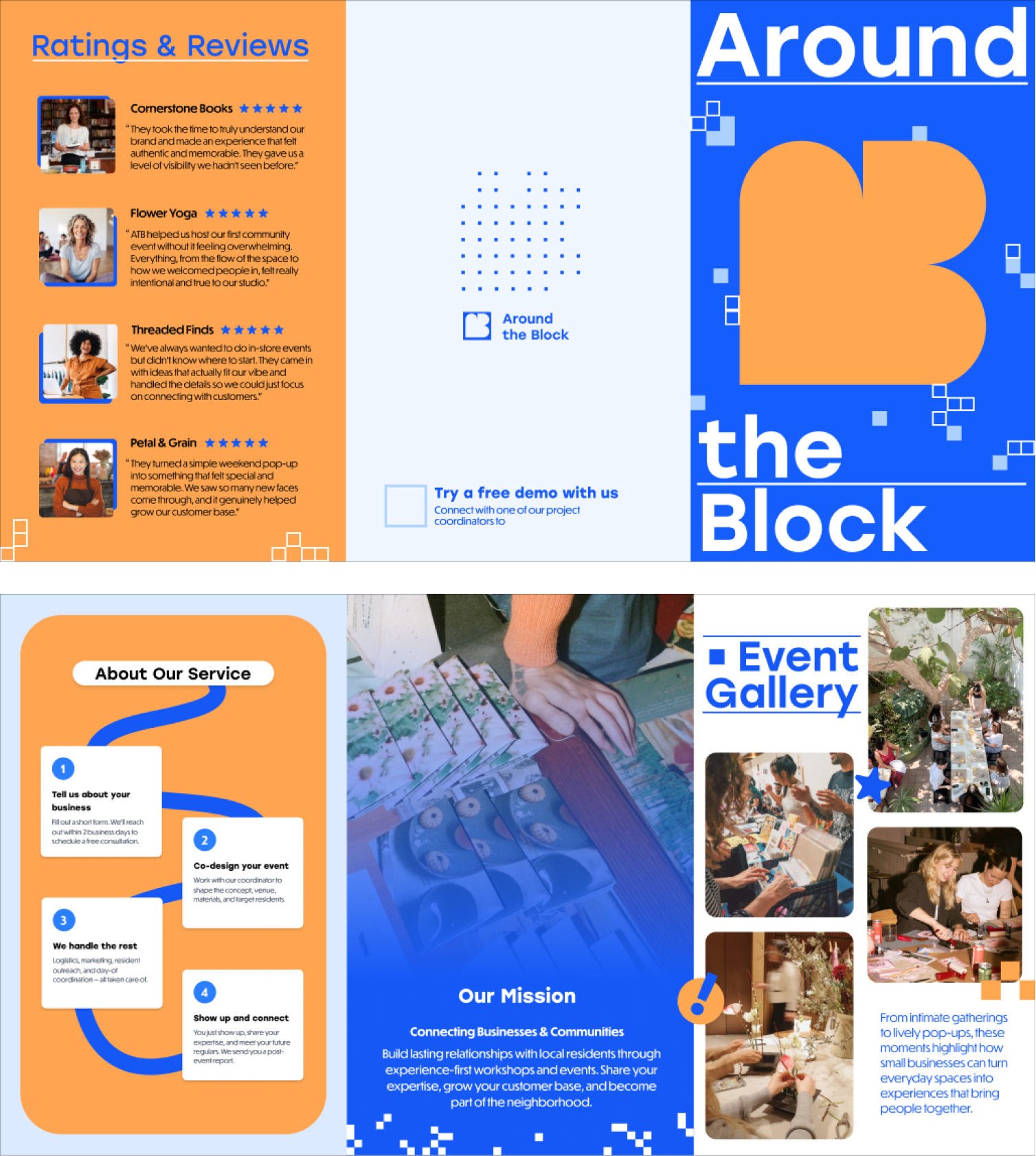 Around the Block client brochure