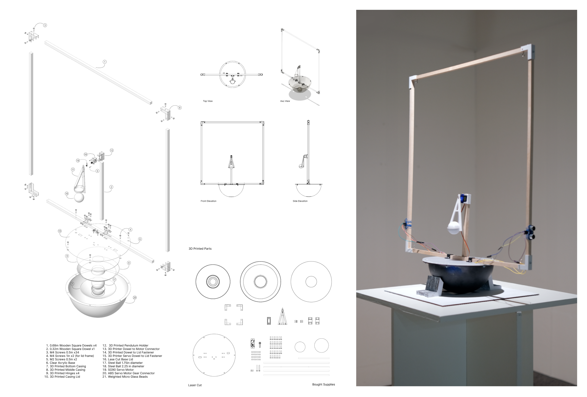 Figma assembly diagram for the modular tensile installation