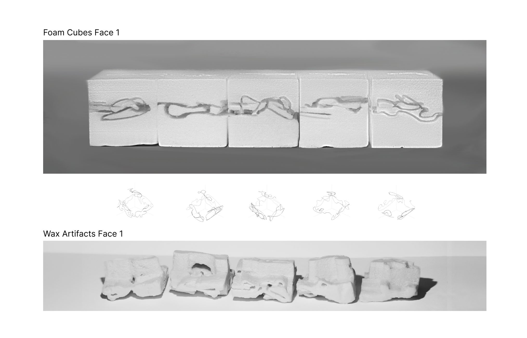 Figma gallery of completed Shape of Perception artifacts